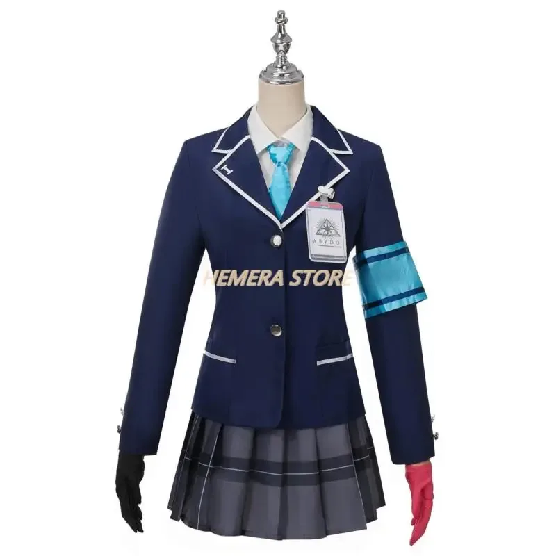 Game Blue Archive Sunaookami Shiroko Kuromi Serika Takanashi Hoshino Cosplay Costume School Uniforms Halloween Carnival Outfitsa