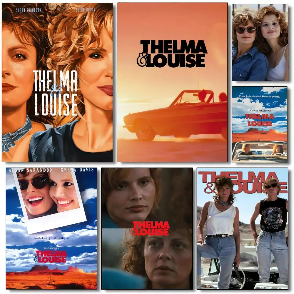 Classic Movie Thelma Louise Poster Painting Prints Wall Art Picture Film Room Home Bar Cafe Decor Home Mural