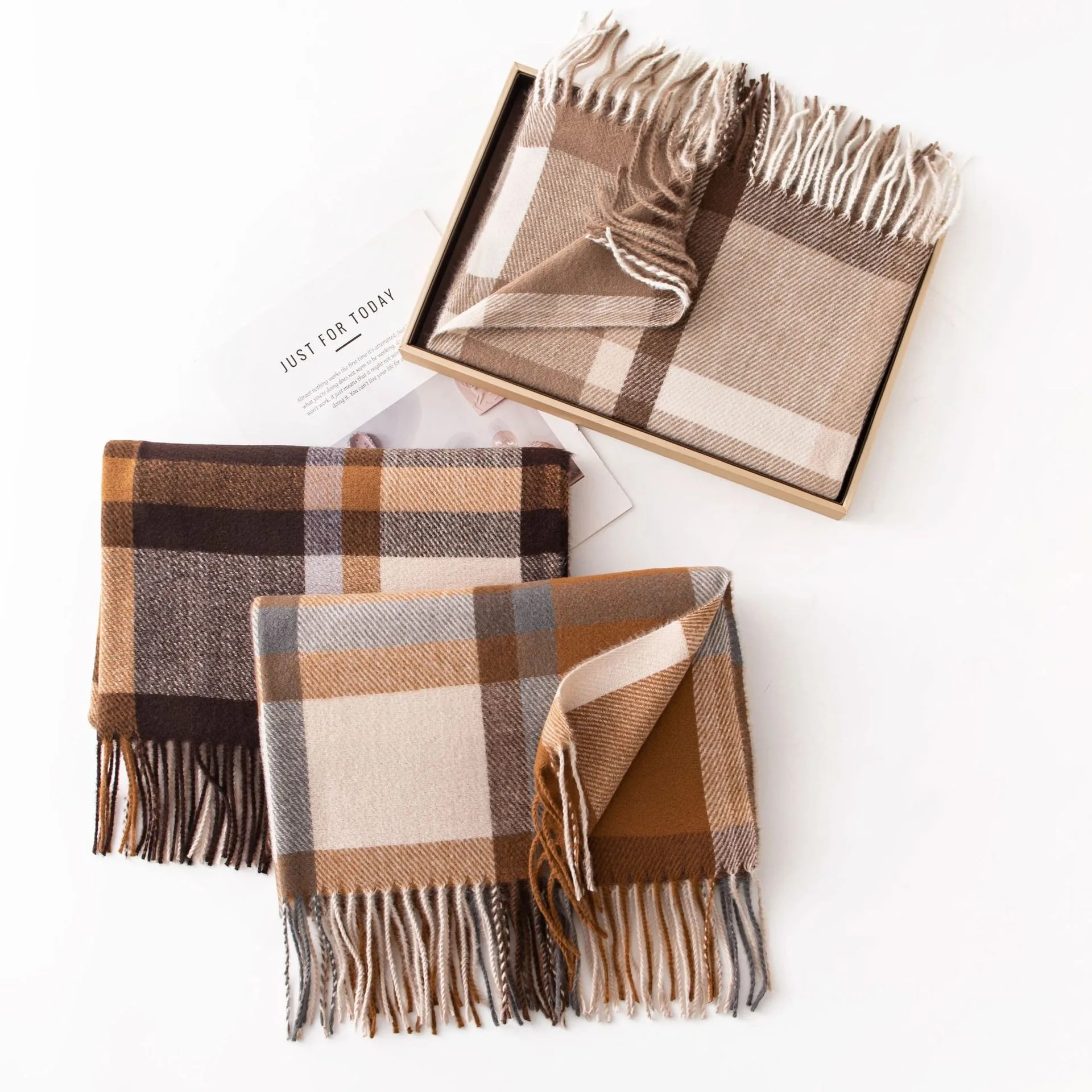 Outono inverno moda cashmere imitação cachecol das mulheres dos homens quente espessamento xale lenço cachecóis acessórios bufanda borla