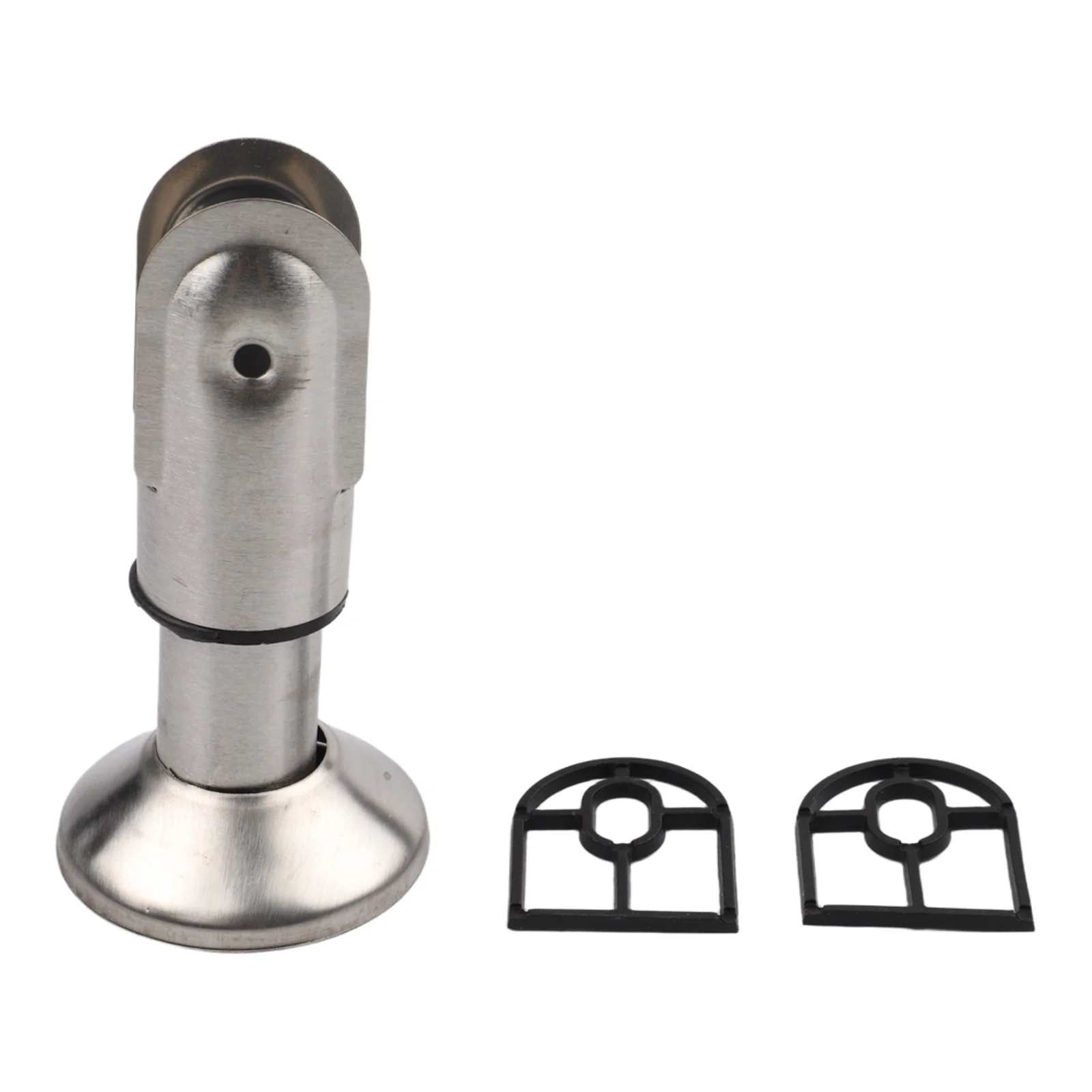 Bathroom Accessory Partition Bracket Partition Foot Lightweight Sanitary Partition Foot Silver Stainless Steel