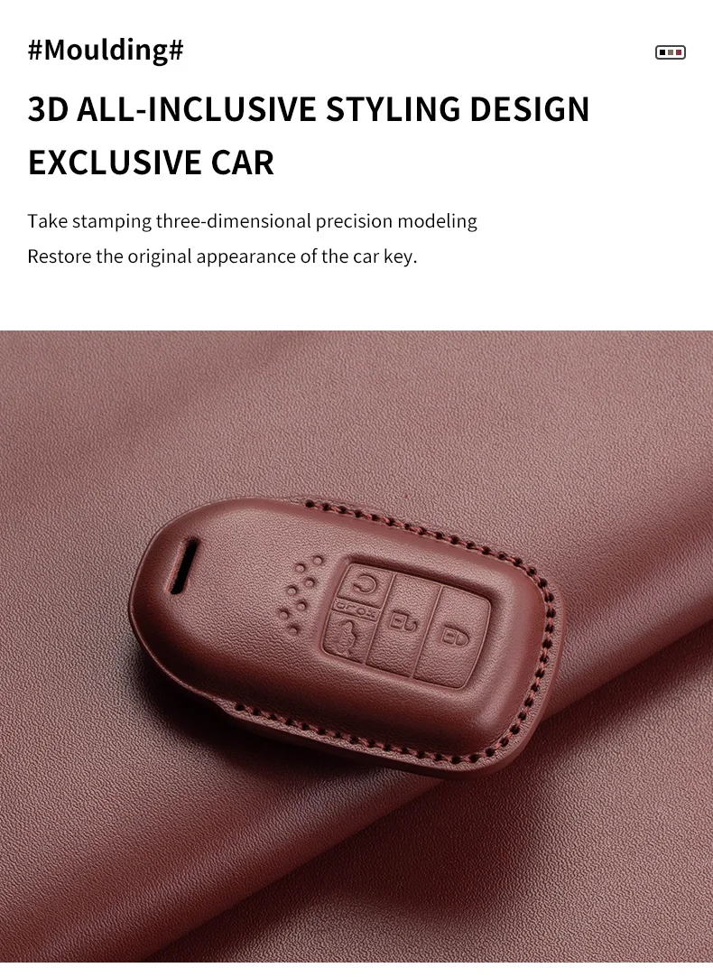 Leder Auto Fernbedienung Schlüssel Fall Abdeckung Für Honda Civic 11th 2022 Für Honda Civic Accord HR-V CR-V CRV 2022 2023 schutz Halter Fob – Detail 7