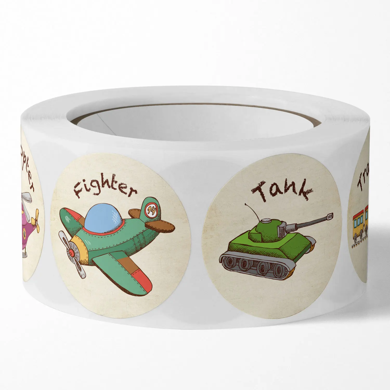 500 Stuks 8 Ontwerpen Kid Sticker Graafmachine Sticker Papier Bulldozer Voor Aanmoediging Student Kinderen Label Bouwfeest Geschenken