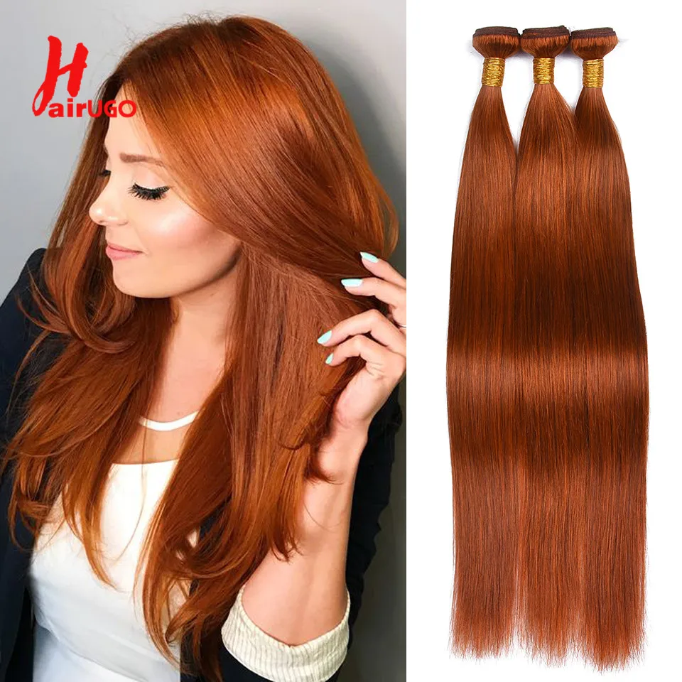 Имбирные оранжевые кудрявые вьющиеся волосы, раньше HairUGo, бразильские волосы Remy, цветные кудрявые человеческие волосы для наращивания, оранжевые волосы для плетения