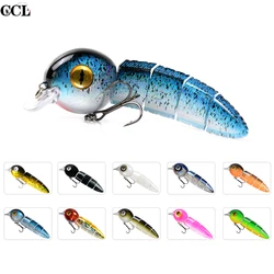 CCLTBA 152MM 40G Durable Minnow Wobbler Fishing Lures Life Like Swim Action Jointed Swimbait for Pike Musky Bass Fishing