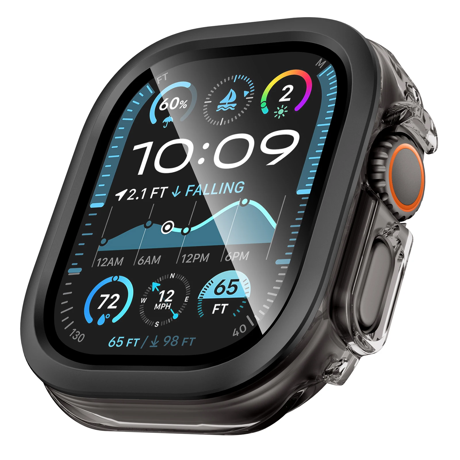 Apple Watch Ultra 3 / Ultra 2 - Pc Case Tempered Glass recensie en prijs