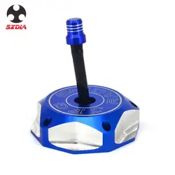 CNC Gas Fuel Gas Fuel Tank Cap Cover For Yamaha YZ85 YZ125 YZ250 YZ250F YZ450F YZ125X YZ250X WR250F WR450F Suzuki RMZ250 RMZ450