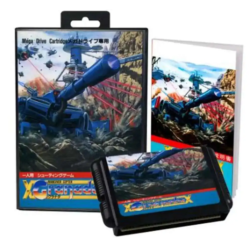 غرناطة مع صندوق ودليل لنظام Genesis لخرطوشة ألعاب Sega MD 16 بت