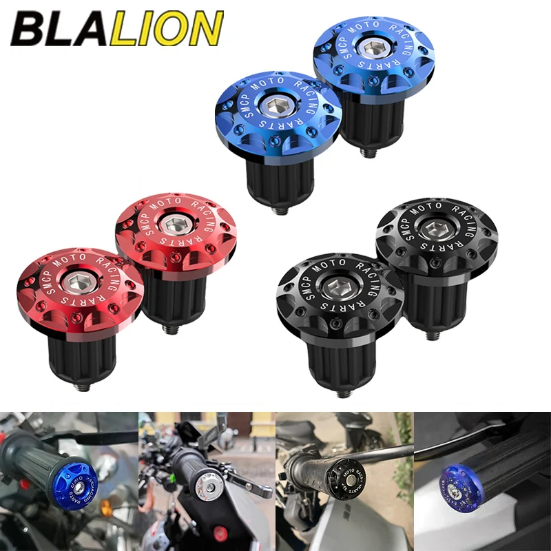 BLALION Protetores de Guidão para Motocicleta, Ponteiras de Guidão, Tampas Deslizantes, Acessórios de Proteção para Modificação de Moto