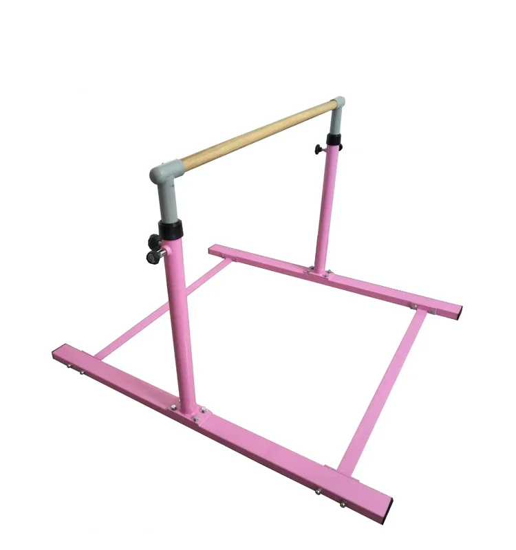 Adjustable 1.3-1.7m horizontal bar gymnastics equipment for kids