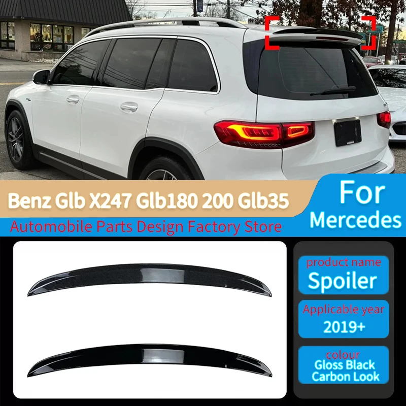 For Mercedes Benz Glb X247 Glb180 200 Glb35 2019+ AMG Car Rear Roof Boot Trunk Spoiler Top Tail Wing Lip Body Kits Accessories