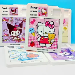 Hello kitty Kuromi Sanrio anime puzzle scorrevole periferico simpatico cartone animato puzzle magnetico sudoku giocattoli creativi di compleanno per bambini