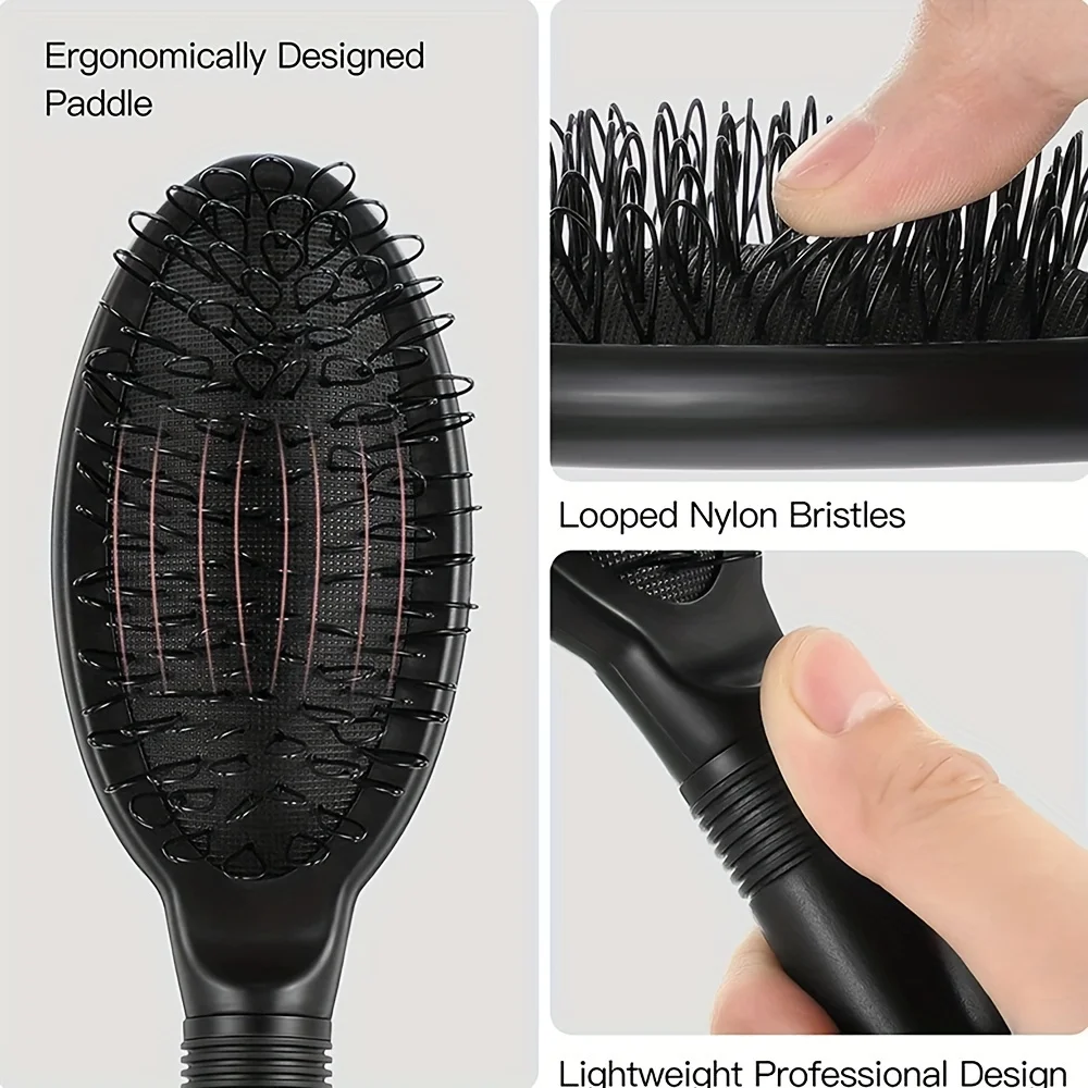 1PCS Loop Wig hair brush combs Professional Anti-Static Loop Brush Pin Cushion Hairbrush hairdressing accessory Hair salon tools