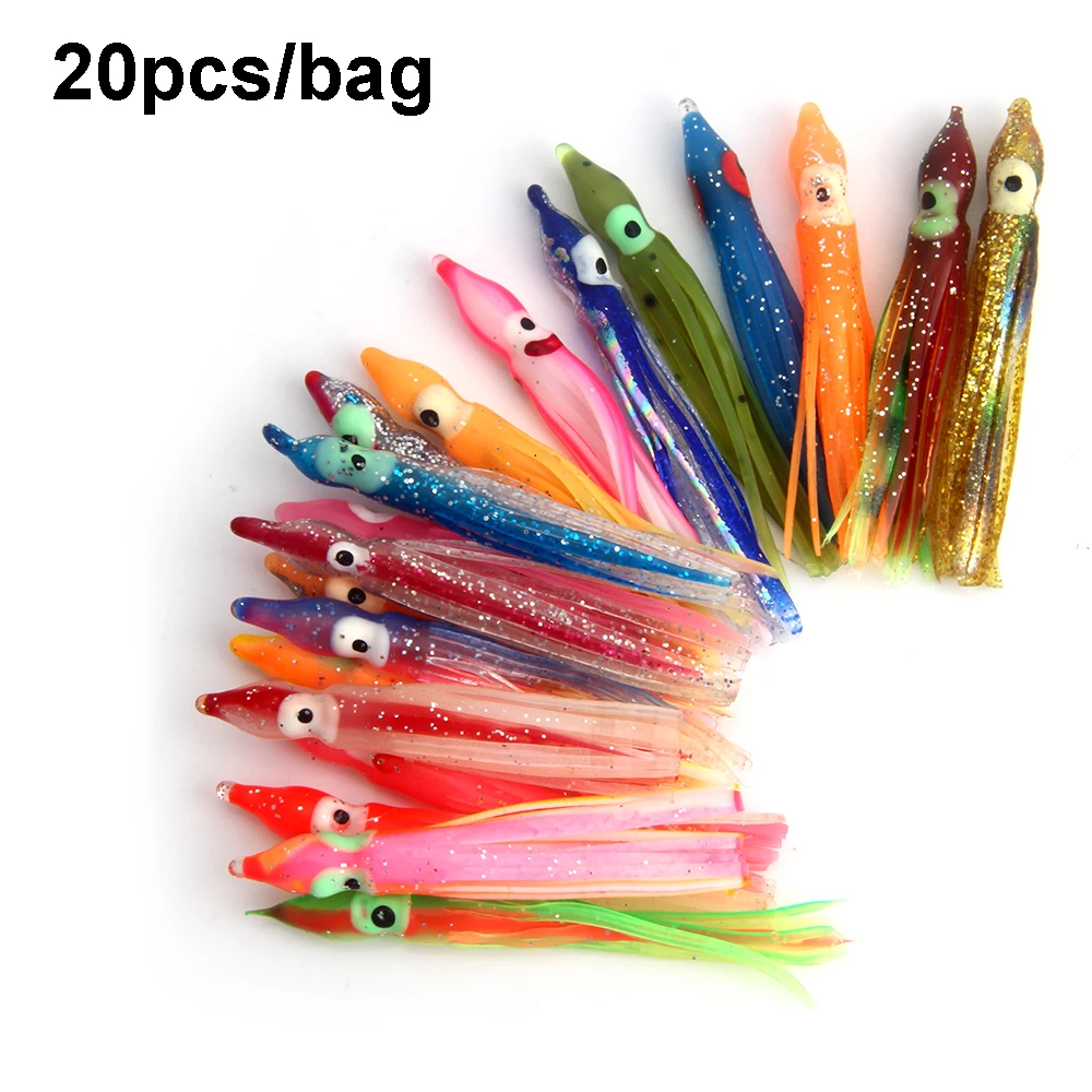 Fishing Equipment Carp - 20pcs/lot 6.5cm Octopus Soft Fishing Lure