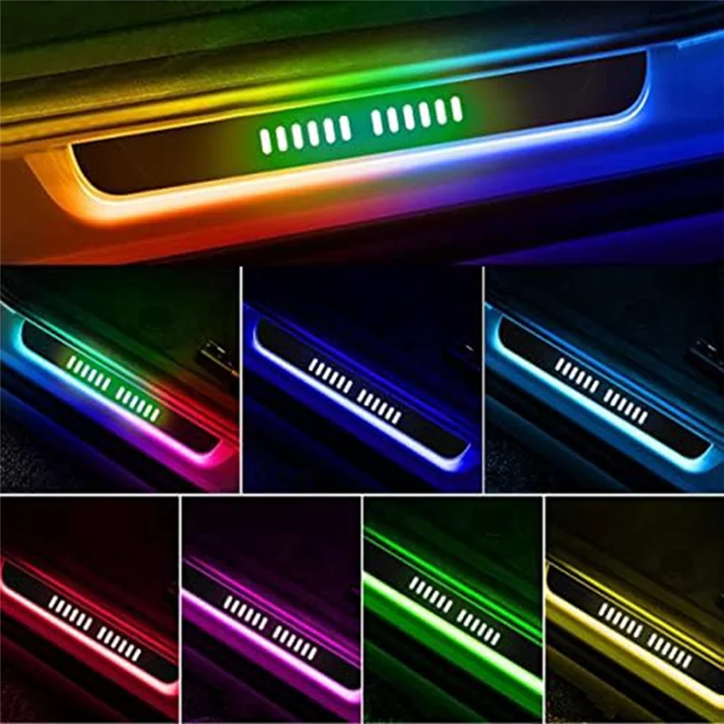 

Car LED Door Sill Light Car Automatic Sensor Wireless Door Light Car Atmosphere Light Front