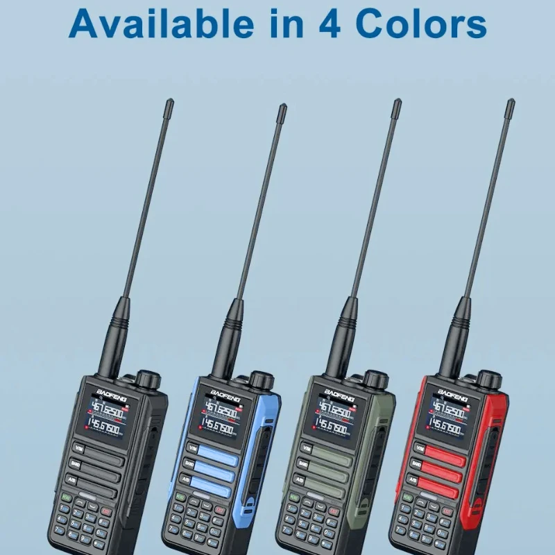 Baofeng UV16M V2 Walkie Talkie 15W de alta potência AM FM Rádio bidirecional Banda completa 999CH Cópia de frequência