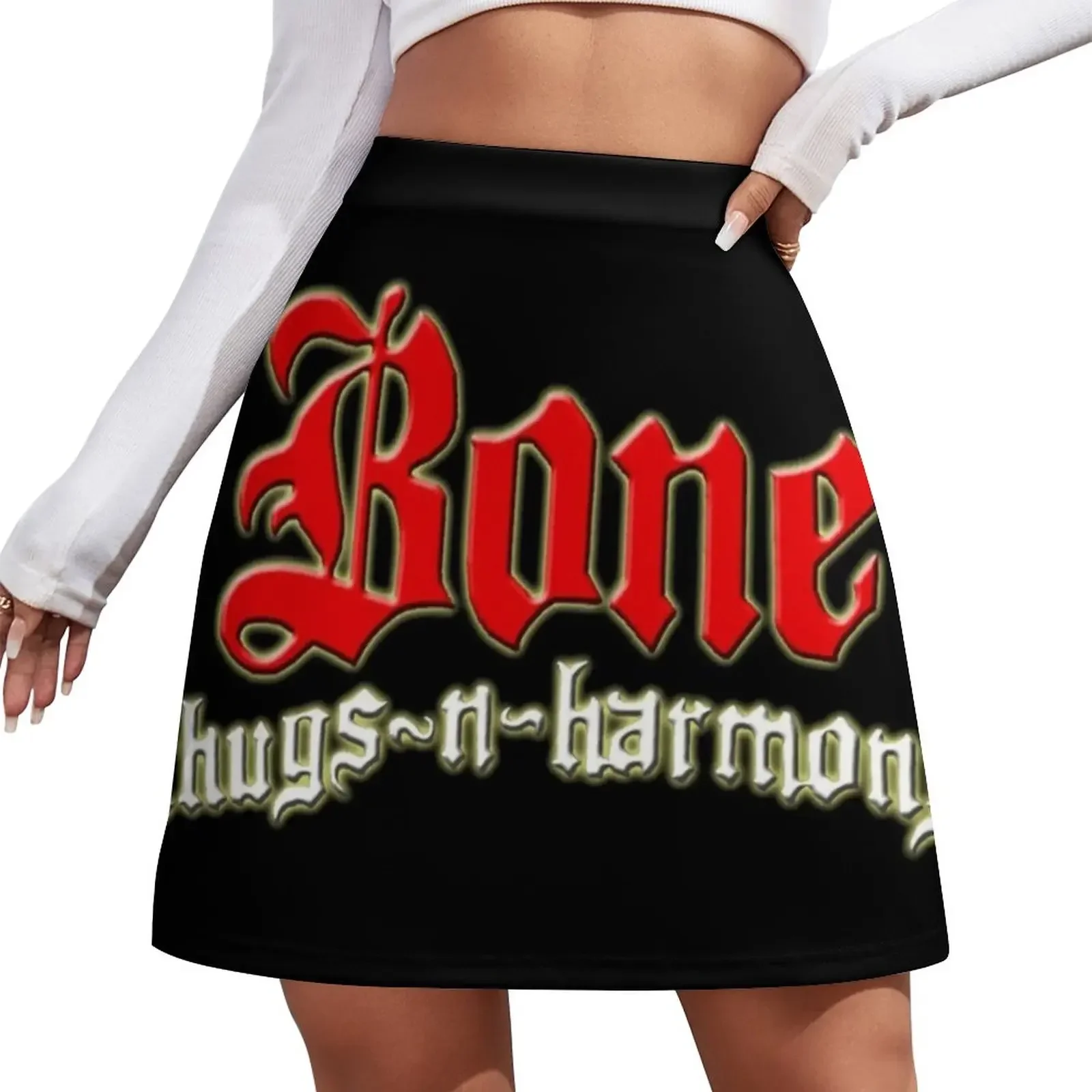 Bone Thugs and Harmony Logo Music Band Mini Skirt skirt set Woman clothing Women's summer skirt