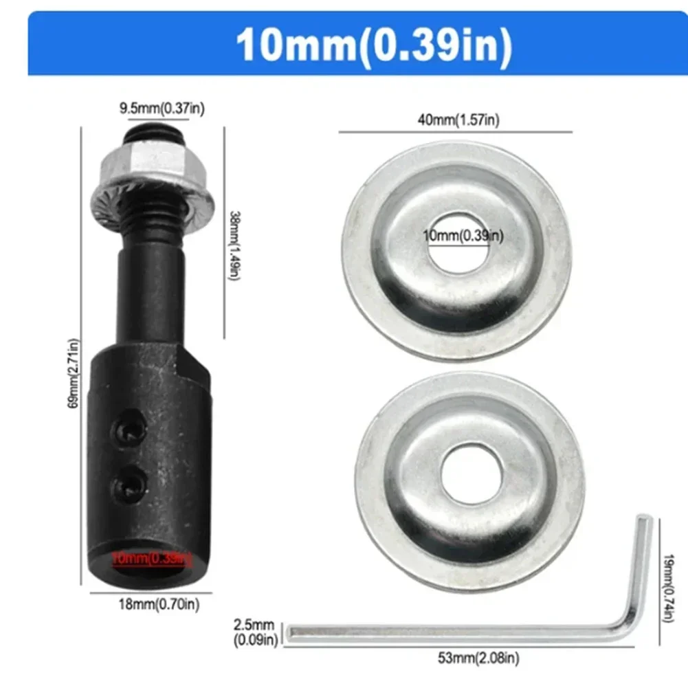 1 zestaw adapter wrzeciona do szlifowania polerowanie 5mm/6mm/8mm/10mm/12mm/14mm/16mm wał silnika szlifierka stołowa akcesoria do elektronarzędzi