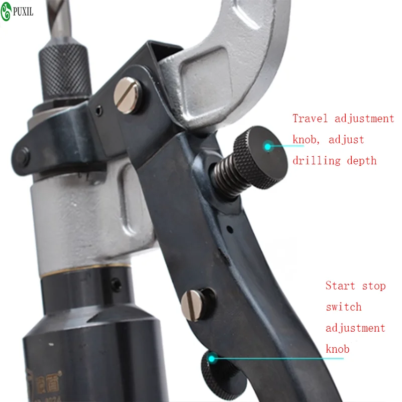 Pneumatic Sheet Metal Spot Welding Drill Bore Spot Welding Remover Tool Solder Joint Removal Machine BD-6024