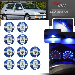For VW Passat B5 B5.5 Golf MK3 MK4 Polo MK3 Caddy MK2 9KV Vento Led Car Gauge Speed Dash Bulbs Instrument Panel Cluster Light