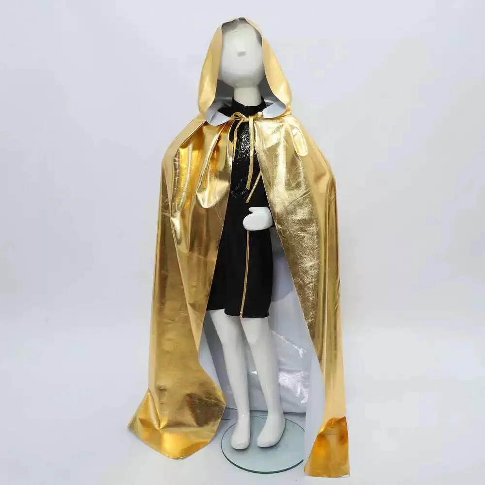 

Golden King Shiny Surface Robe Knight Role-playing Cos Children's Costume Polyester Material Chinese Production Summer Collec...