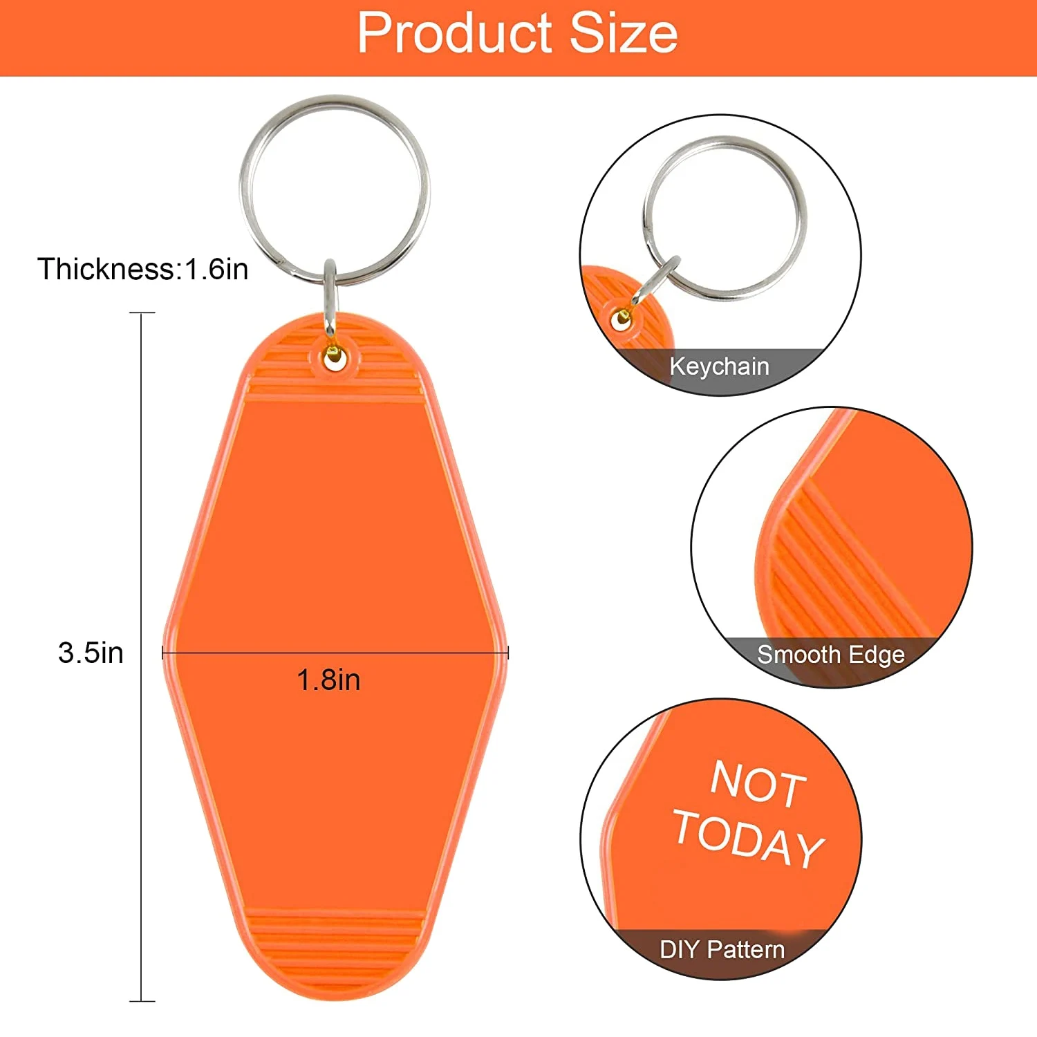 

40 шт. винтажные брелки для мотелей, 20 цветов, брелки для отелей, пустой теплопередающий орнамент для сублимационного винила, изготовления своими руками