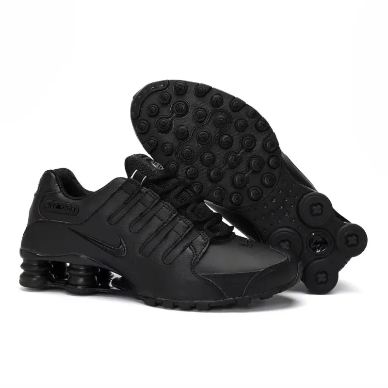 

Nike Shox NZ Triple Black White Air Columns Легкие амортизирующие отскоки Мужчины Женщины Уличные кроссовки