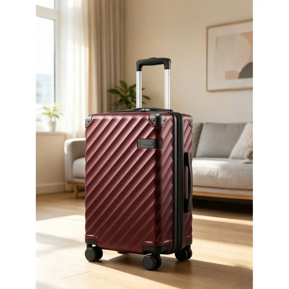20 Inch Airline Approved Expandable CarryOn Spinner, 22x14x9,100 PC Hardshell, TSA Lock, 4044L, For Back To School And Summer G