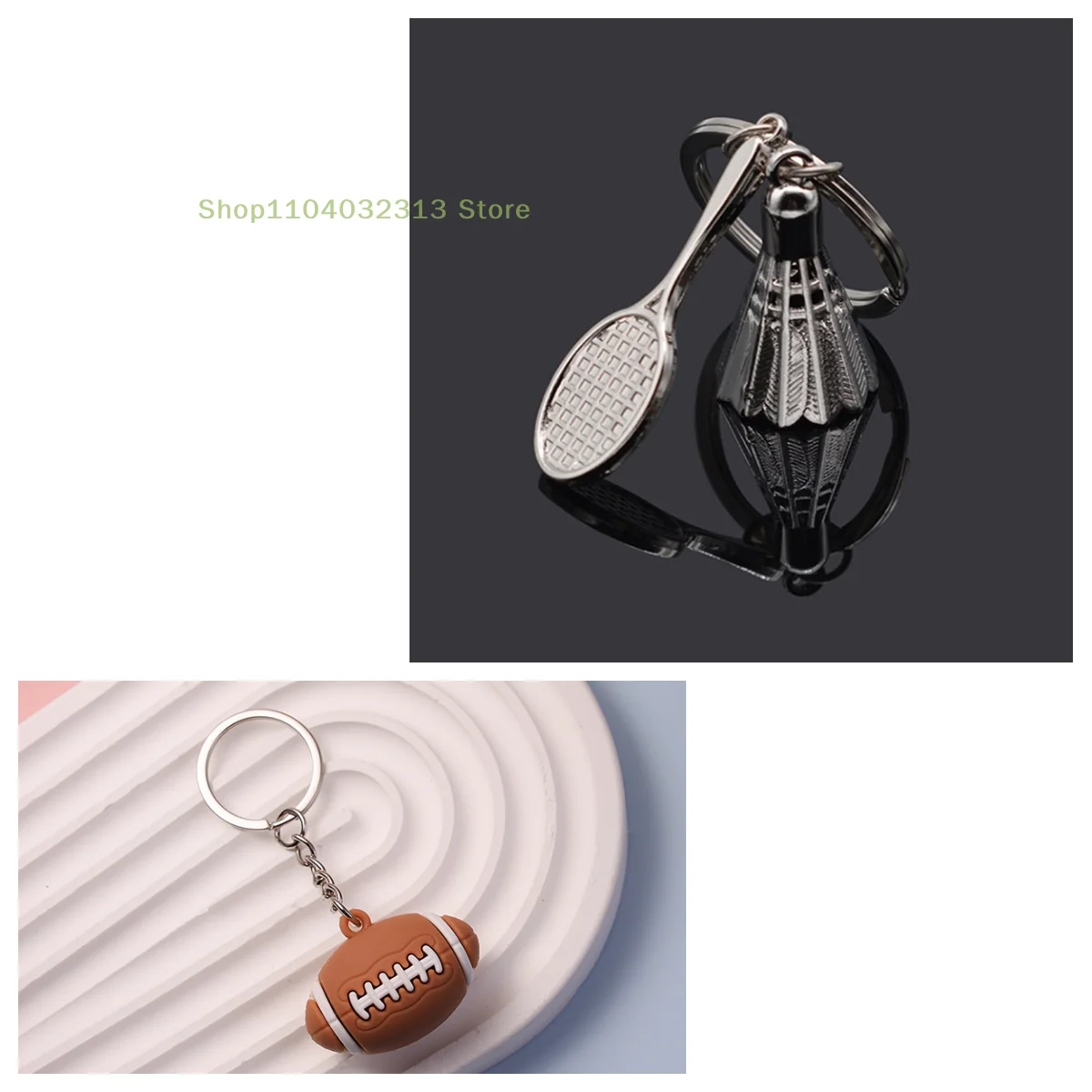 

1 шт., новый стиль режима, креативные подарки, аксессуары, брелок для бадминтона и ракетки, брелок для ключей, брелок для ключей, подарки на день рождения