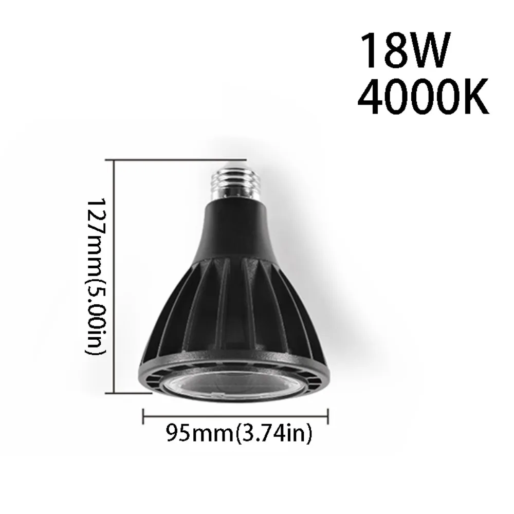 

18W Power Full Spectrum LED Grow Light Black Body Cold White Plant Growth Enhancer Warm White Super LED COB LED Spot Lamp