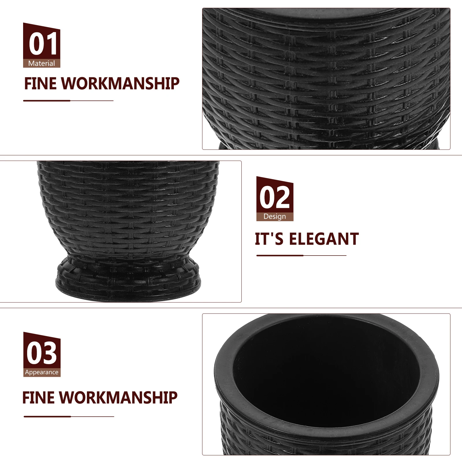 

1 Ergonomic Plastic Garlic Masher Pot Grinding Bowl For Herbs Spices Kitchen Gadgets Household Pestle Muddler Tool