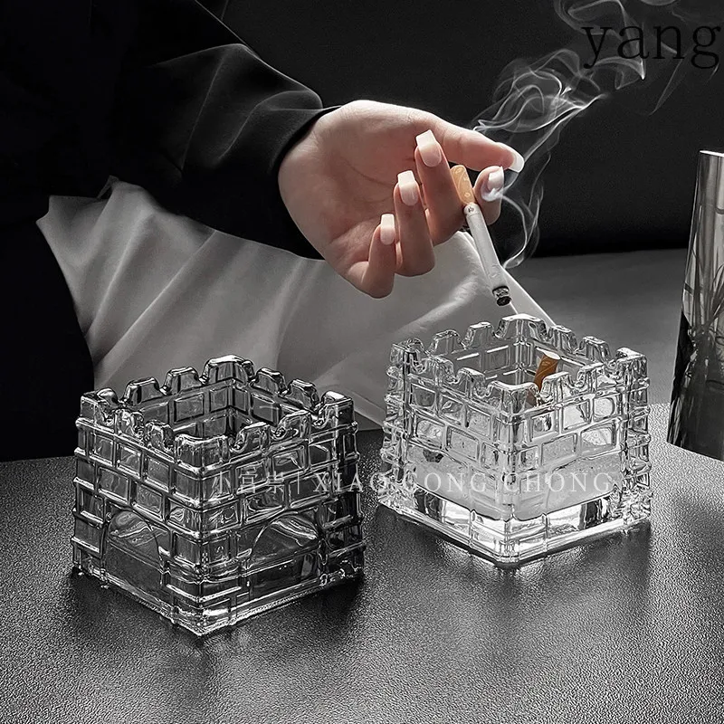 CX high-end castle glass trend personality creative light luxury home living room ornaments