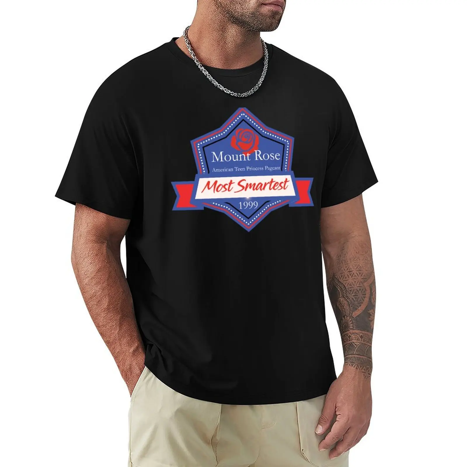 Camiseta Mount Rose Most Smartest, talla grande, para uso diario