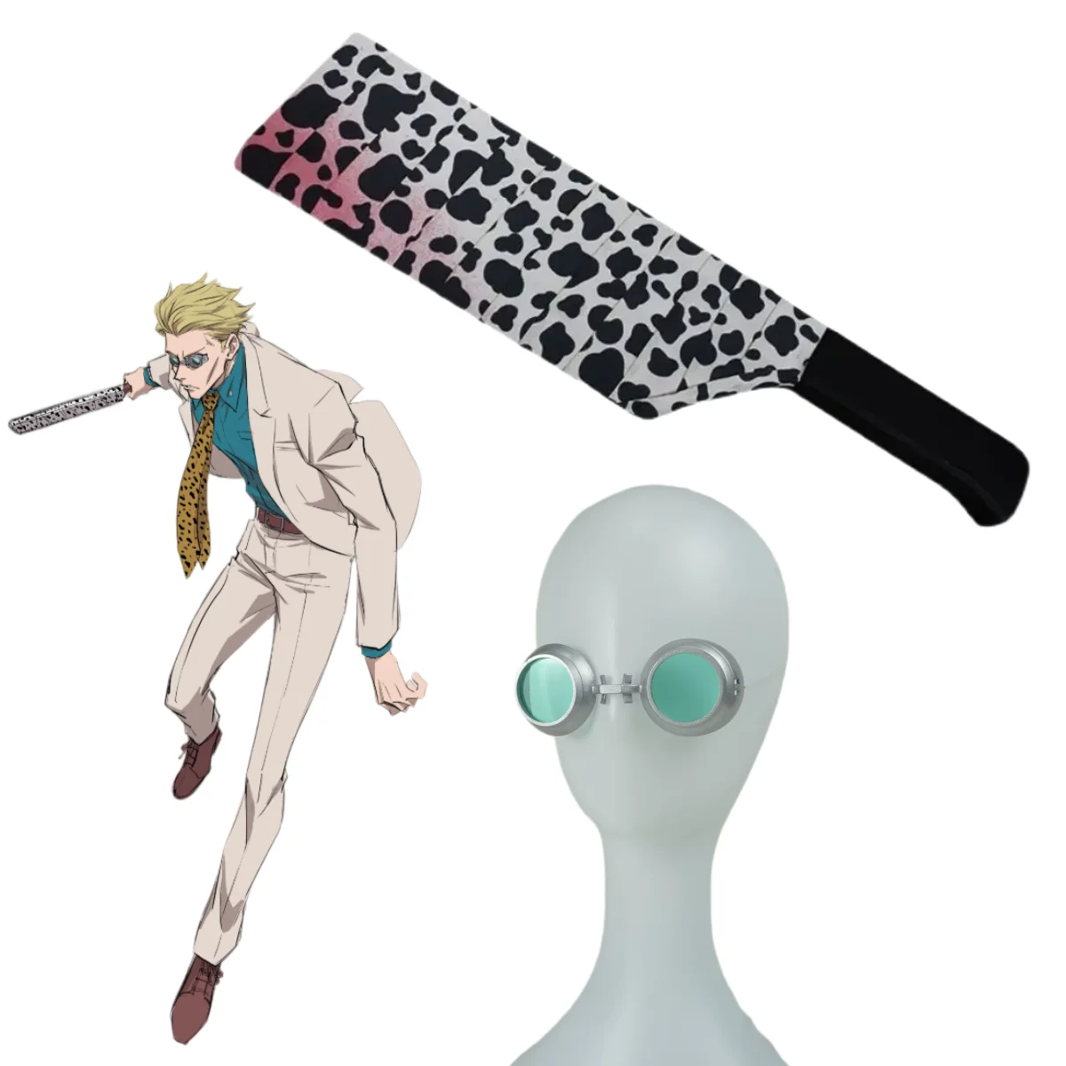 Arma de Jujutsu Kaisen de Anime, Nanami Kento con Gafas, Accesorio de Cosplay para Fiesta o Carnaval, Material PVC, Longitud 45cm