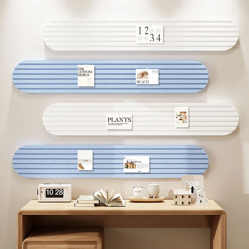 New Korean Style Groove Felt Wall Sticker Wall Renovation Bedroom Decor Photo Background Board Photography Props Home Decoration