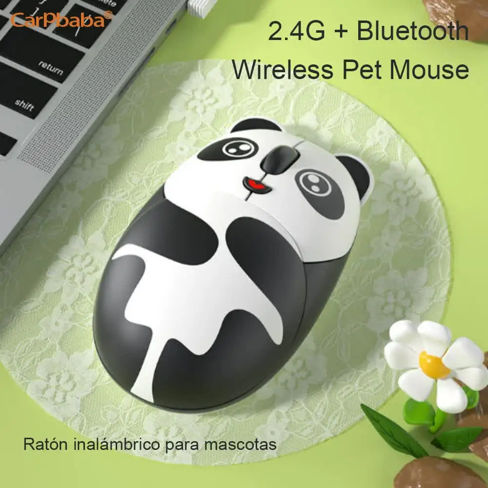 Carpbaba M36 Panda cartoon animal Pet Bluetooth wireless dual-mode mouse cute and convenient 2.4g desktop laptop universal