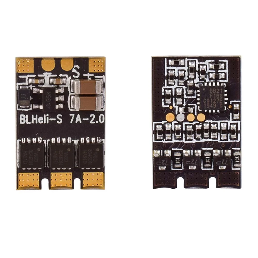 DYS XSD 7A BLheli_S RC ESC Micro Speed Controller Dshot600 / Dshot300 / Oneshot42 / Multishot 1-2s per Drone da corsa FPV fai da te