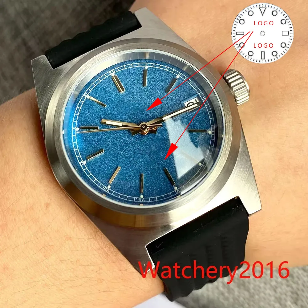 Customized New Tandorio Watche for Men AR Sapphire Glass NH35A Automatic Movement Mechanical Mens Diver Watch Rubber Strap 20ATM
