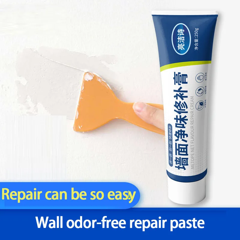 Wall repair paste wall renovation repair white putty paste home interior wall waterproof and mildew-proof nail hole crack paint