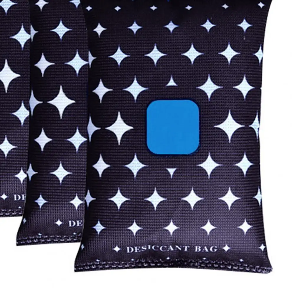 Desiccant Packets Reusable Color Indicating Silica Gel Desiccant Packs 200g Moisture Absorber Bags for Storage Bins Suitcases