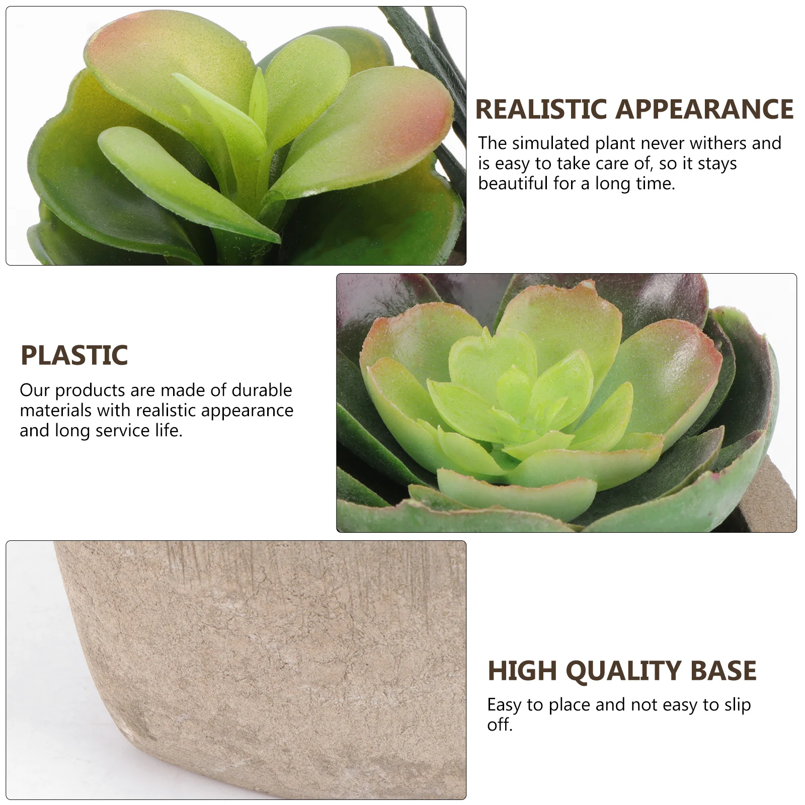 

1Pcs Simulated Potted Plant Lifelike Imitated Green Plant for Home Improvement Party Decoration Garden Wedding Centerpiece Fake