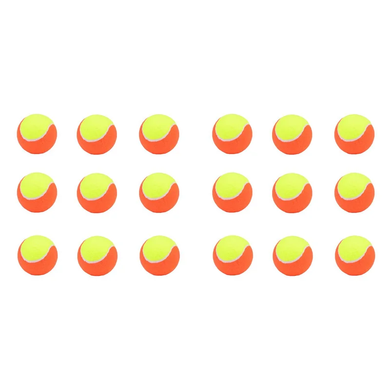 

YHOLI-18 шт. эластичный мягкий мяч для пляжного тенниса, высококачественные тренировочные спортивные резиновые теннисные мячи