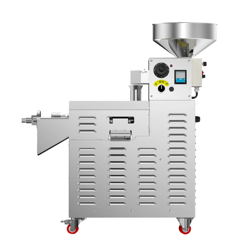 Nueva prensa de aceite de acero inoxidable, máquina automática para el hogar, Extractor de aceite comercial para el hogar, prensador expulsor de 110V o 220V disponible