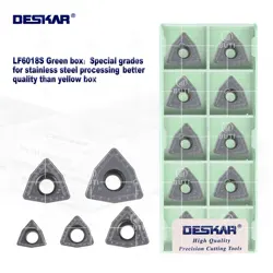 DESKAR 100% Original U-Drill Blade WCMX030208-MF WCMX040208-MF WCMT050308-MF WCMT06T308-MF WCMT080412-MF LF6018S Cutting Blades