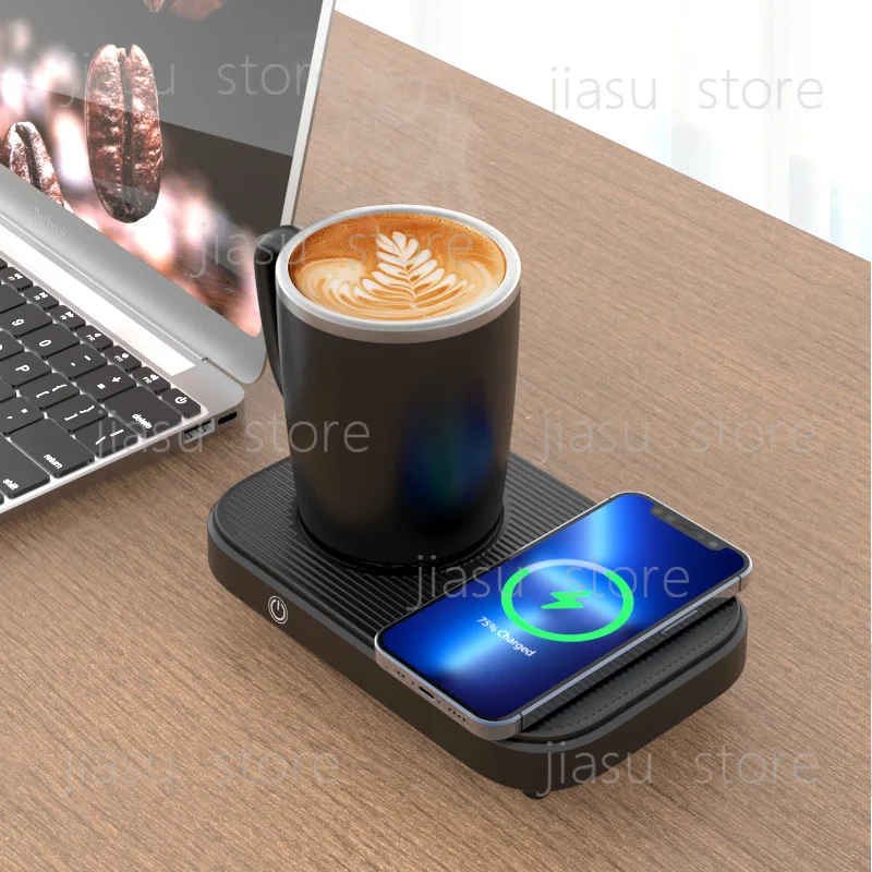 New Fast Cooling Cup, Desktop Cold & Warm Drink Cup, Heating Constant Temperature Coaster for Home Office