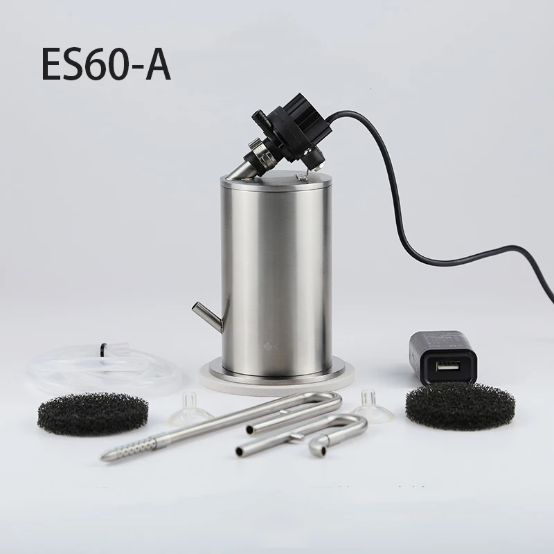 304 Stainless Steel Filter Barrel with Water Pump for Plant Aquarium Fish Tank