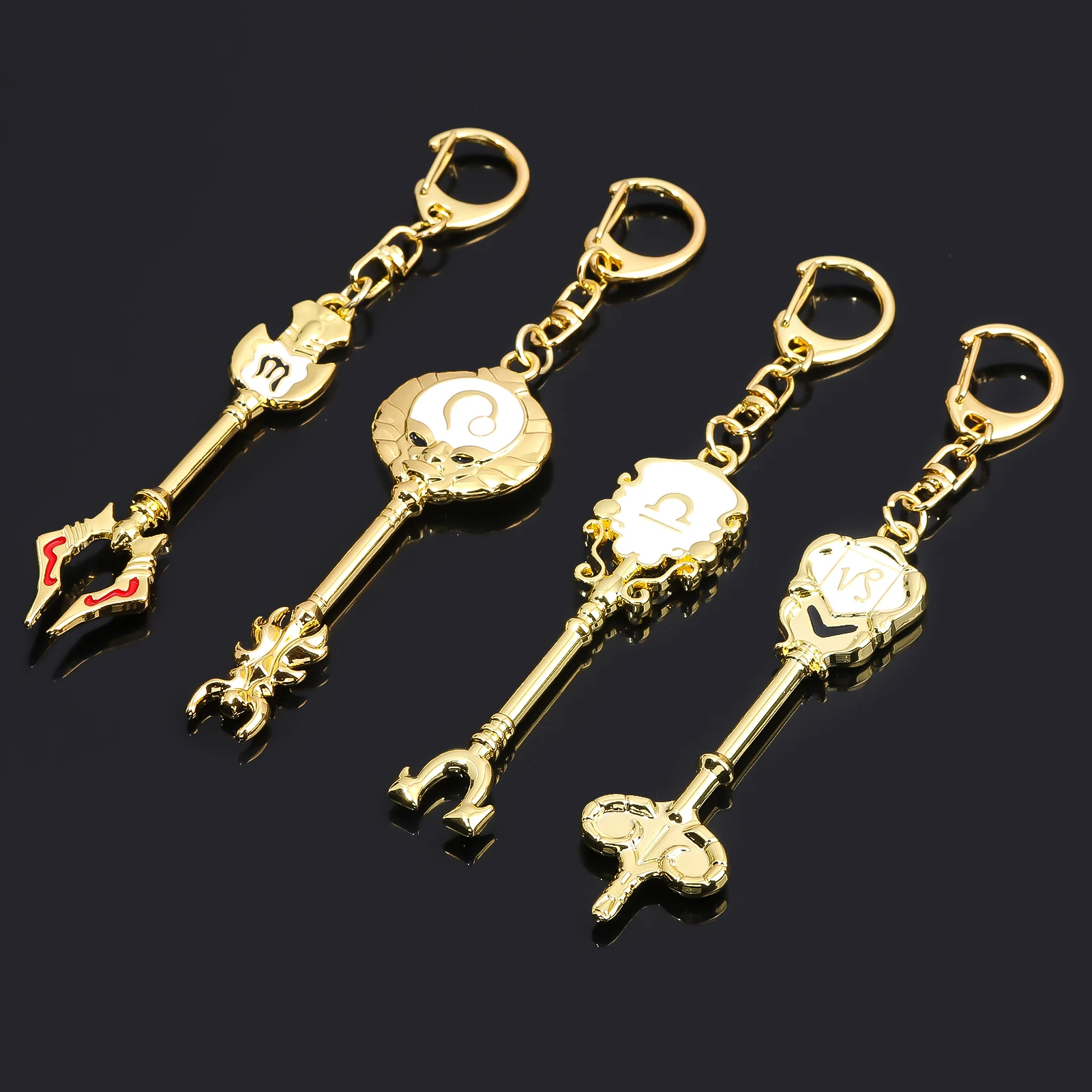 Anime FAIRY TAIL 12 Constellation Summoning Keychain Cosplay