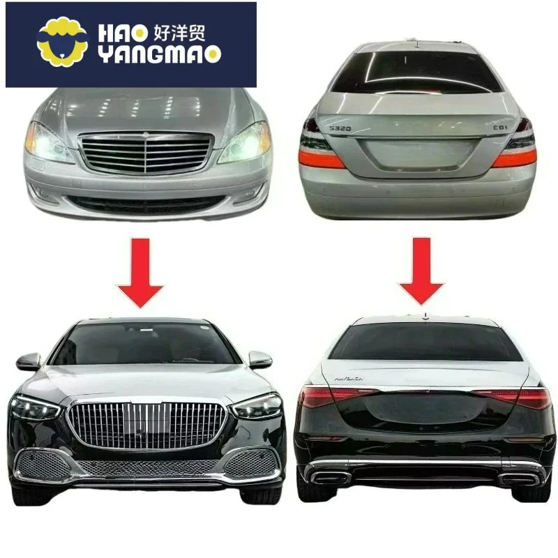 Suitable for-Matched FORBenz S-Class W221 Precision-Fit Body Kit Upgrade To W223 Maybach