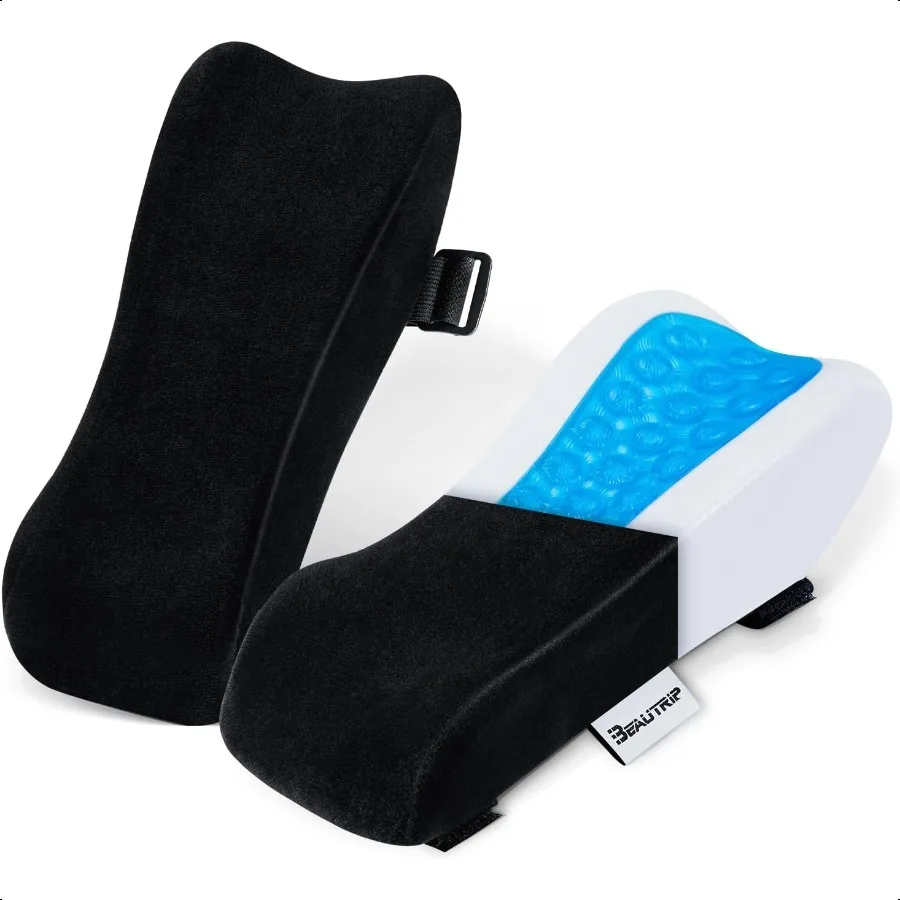 

Ergonomic Armrest Pads Office Chair Arm Rest Cover Pillow Elbow port Cushion for Computer Gaming and Desk Chairs Set of 2
