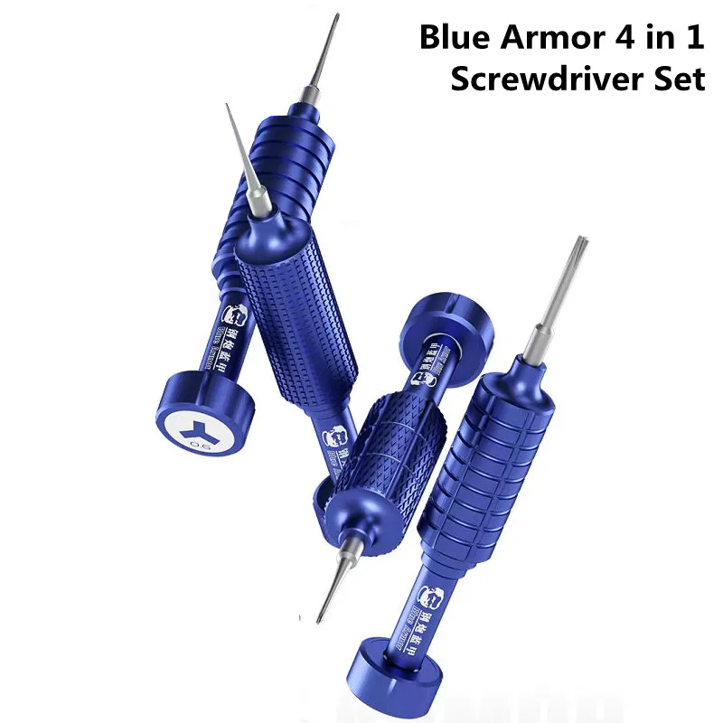 MECHANIC Blue Armor Precision Screwdriver Set High Hardness Strong Magnetic Noise Reduction Disassembly Repair Screwdriver Kit