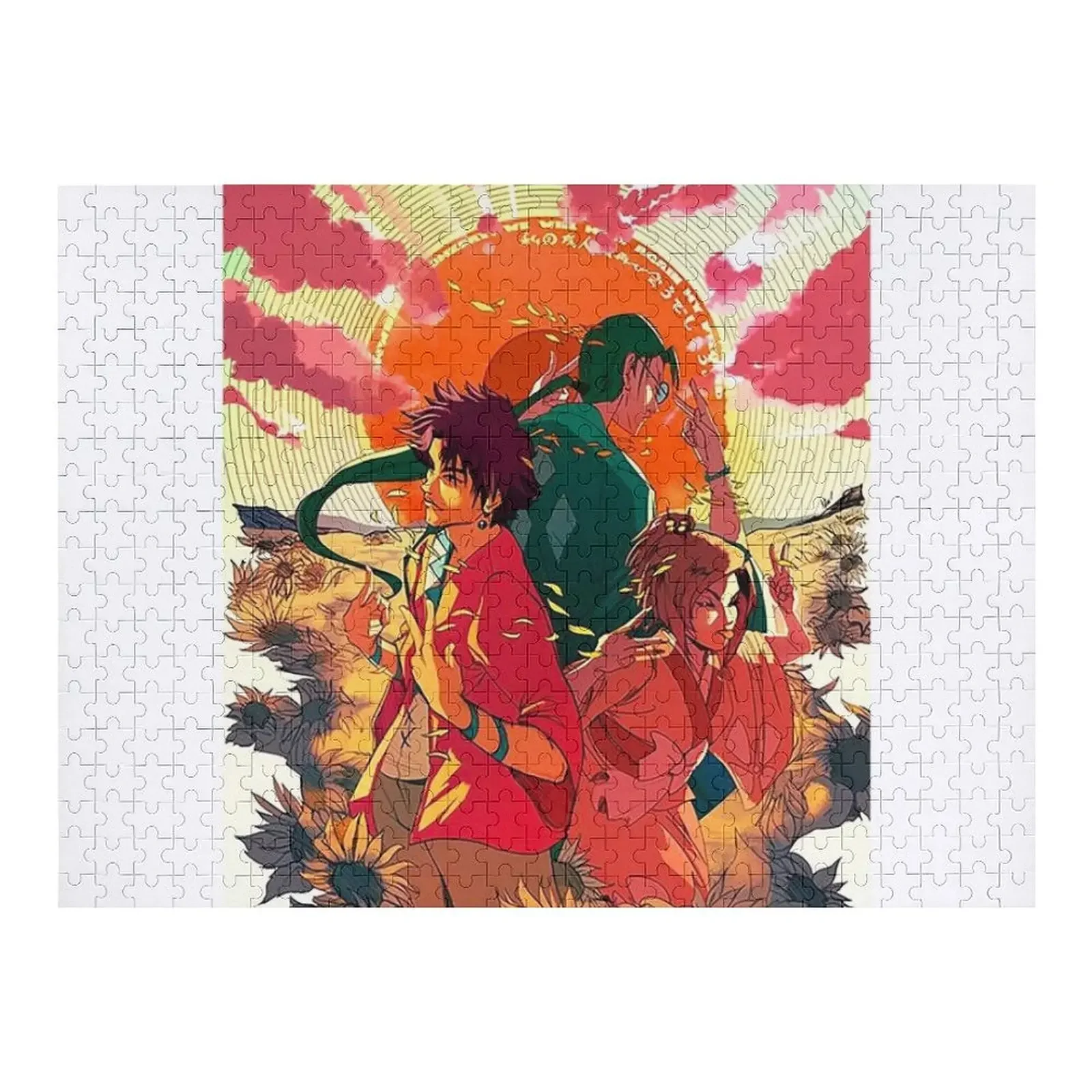 

Цветочное солнце Пазл Персонализированная детская игрушка Деревянный пазл с животными